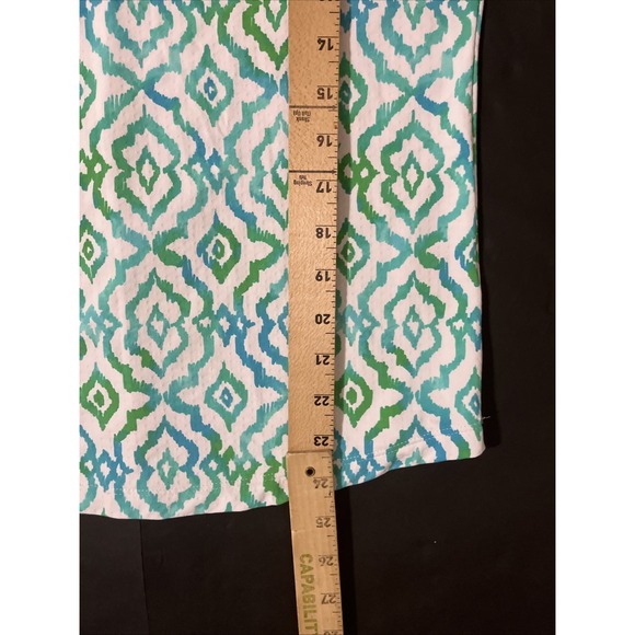 IBKUL HOLLIE TURQUOISE LIME Short‎ Sleeve Mock Neck Golf Ladies Shirt Size S - Picture 6 of 10